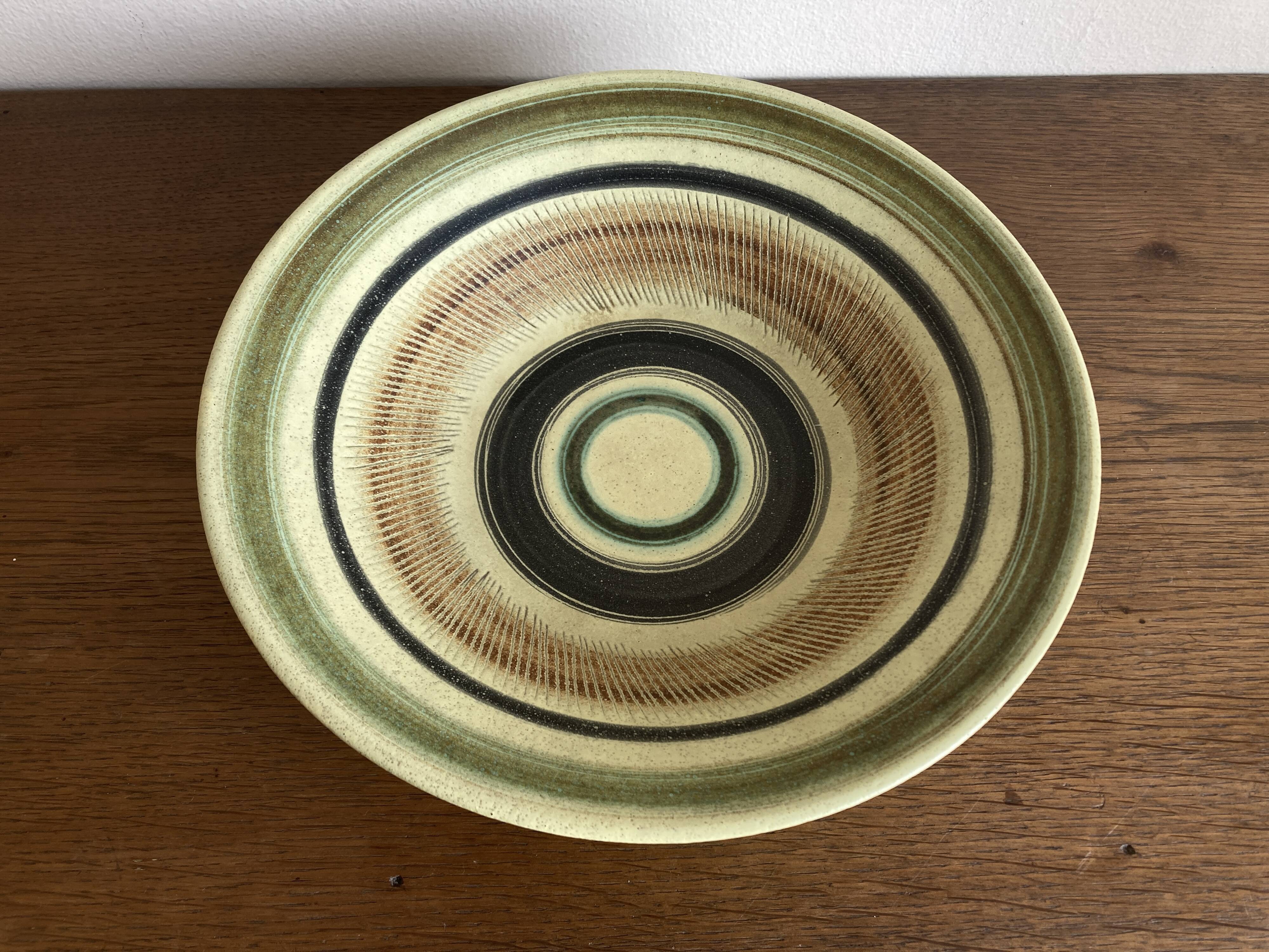 Ceramics by Dominique Guillot Vallauris mid-century coffee table centerpiece