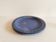Ceramic plate, from Danish Knapstrup, in beautiful blue glaze.