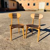 Pair of Roger Landault chairs for Sentou