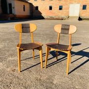 Paire de chaises Roger Landault pour Sentou