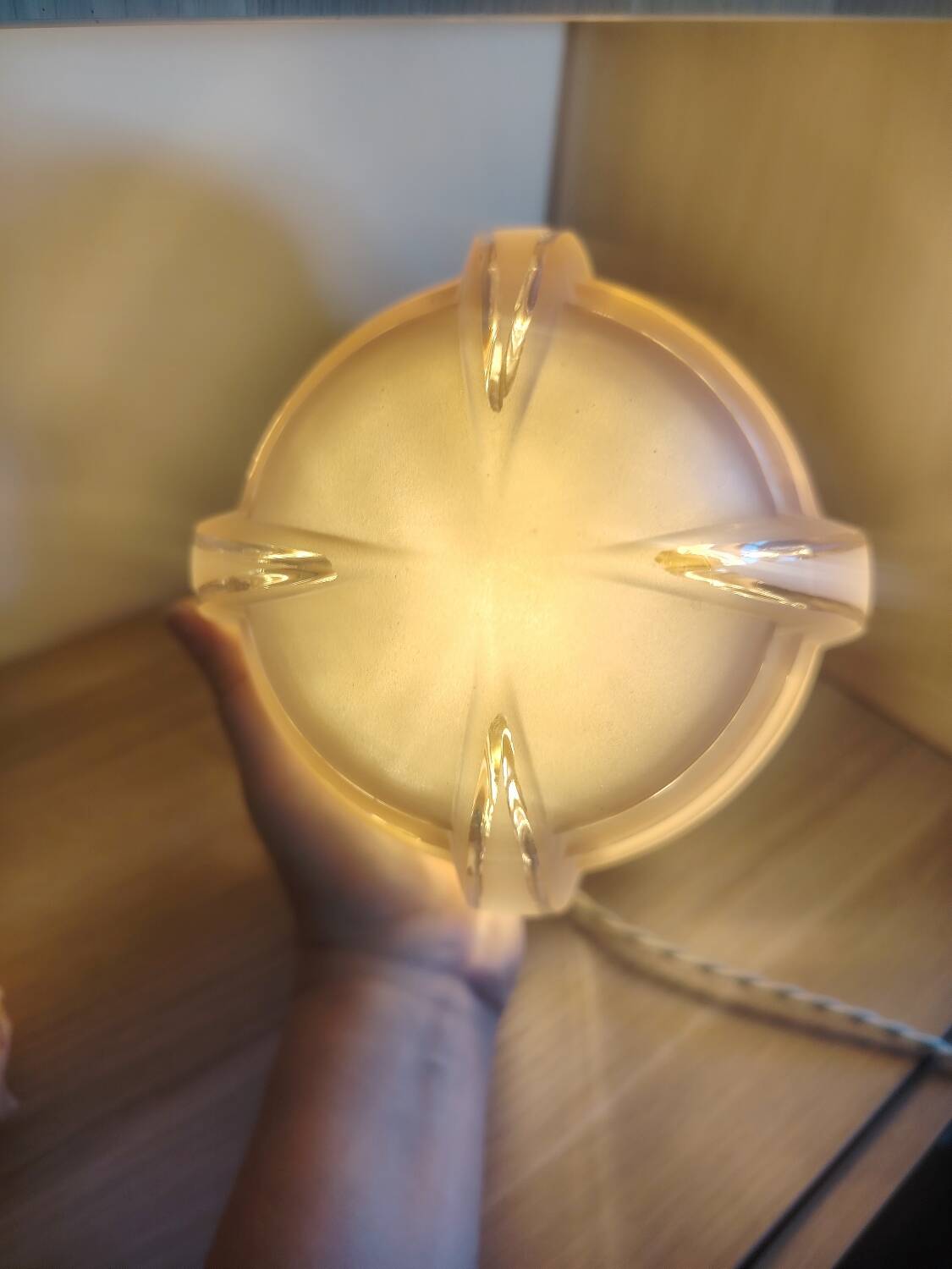 Skyscraper rose a touch lamp