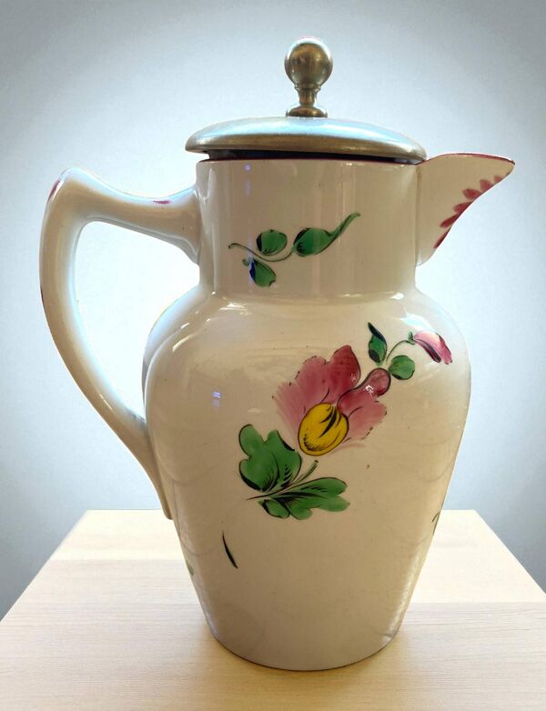 Théière en faïence K&G Luneville France