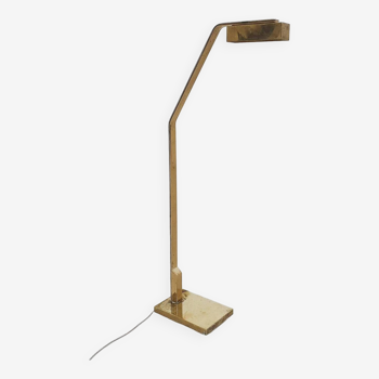 Heavy brass design floor lamp by Cassella, USA 1980's