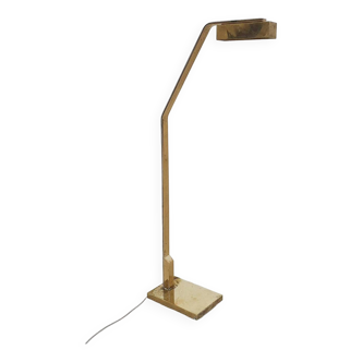 Heavy brass design floor lamp by Cassella, USA 1980's