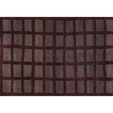 1980s Angora Gray Wool Shaggy Tulu Rug 3'8" X 6'10"