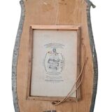 Art nouveau photo frame in embossed pewter