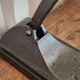 Black cast iron desk lamp, industrial Bauhaus design