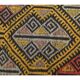 Yellow Handwoven Vintage Turkish Wool Flatweave Kilim Rug 118x200