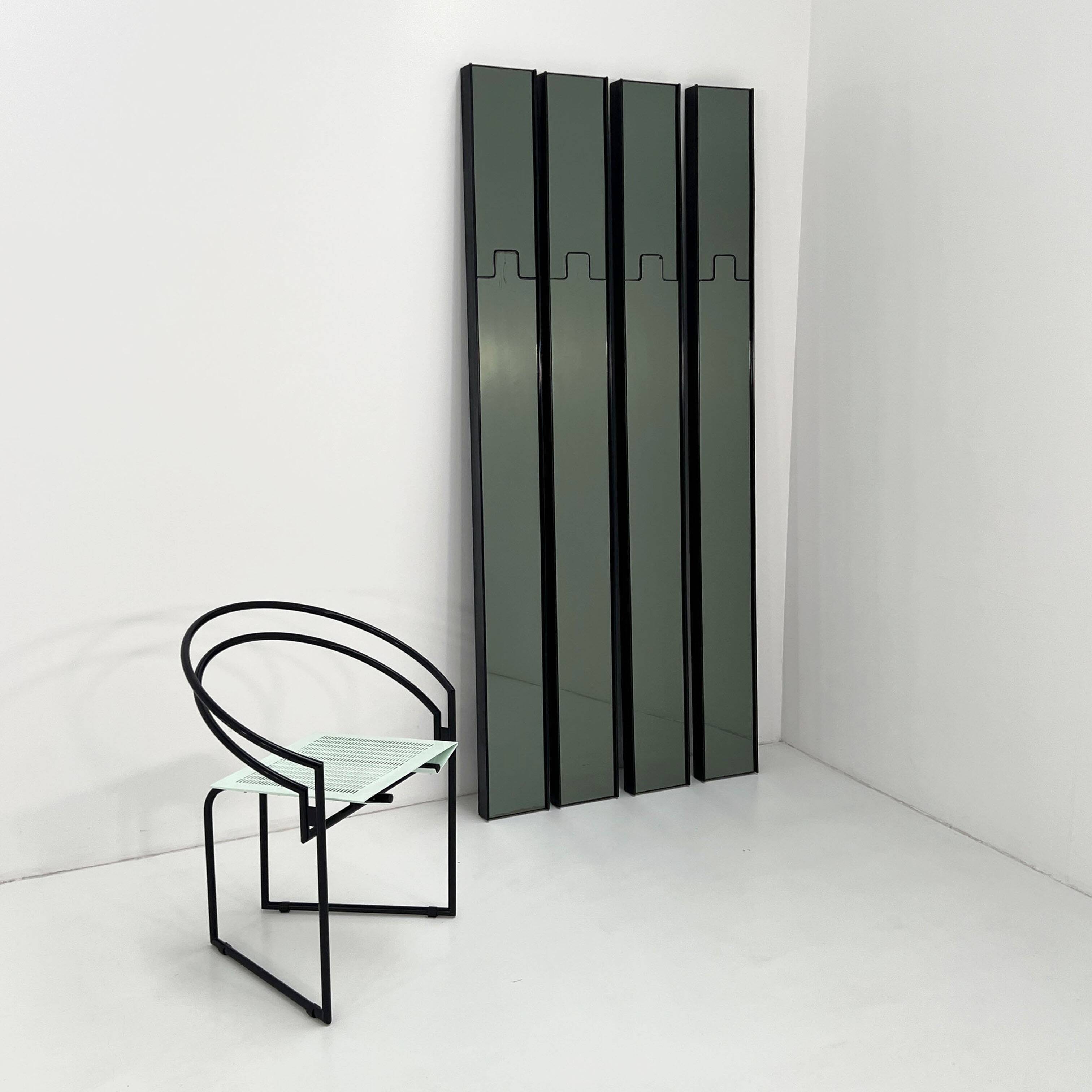 Set of mirrors/coatracks model Gronda by Luciano Bertoncini for Elco.