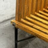 Ensemble de 6 chaises en bois 1950 design français
