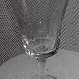 Old wine glass in baccarat crystal model art deco ht 14,5 cm