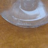 4 glasses with crystal cognac viileroy and boch