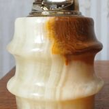 Amber Marbled Onyx Table Lighter