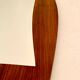 Midcentury Modern Rosewood Square Mirror, Campo & Graffi Italy, 1960