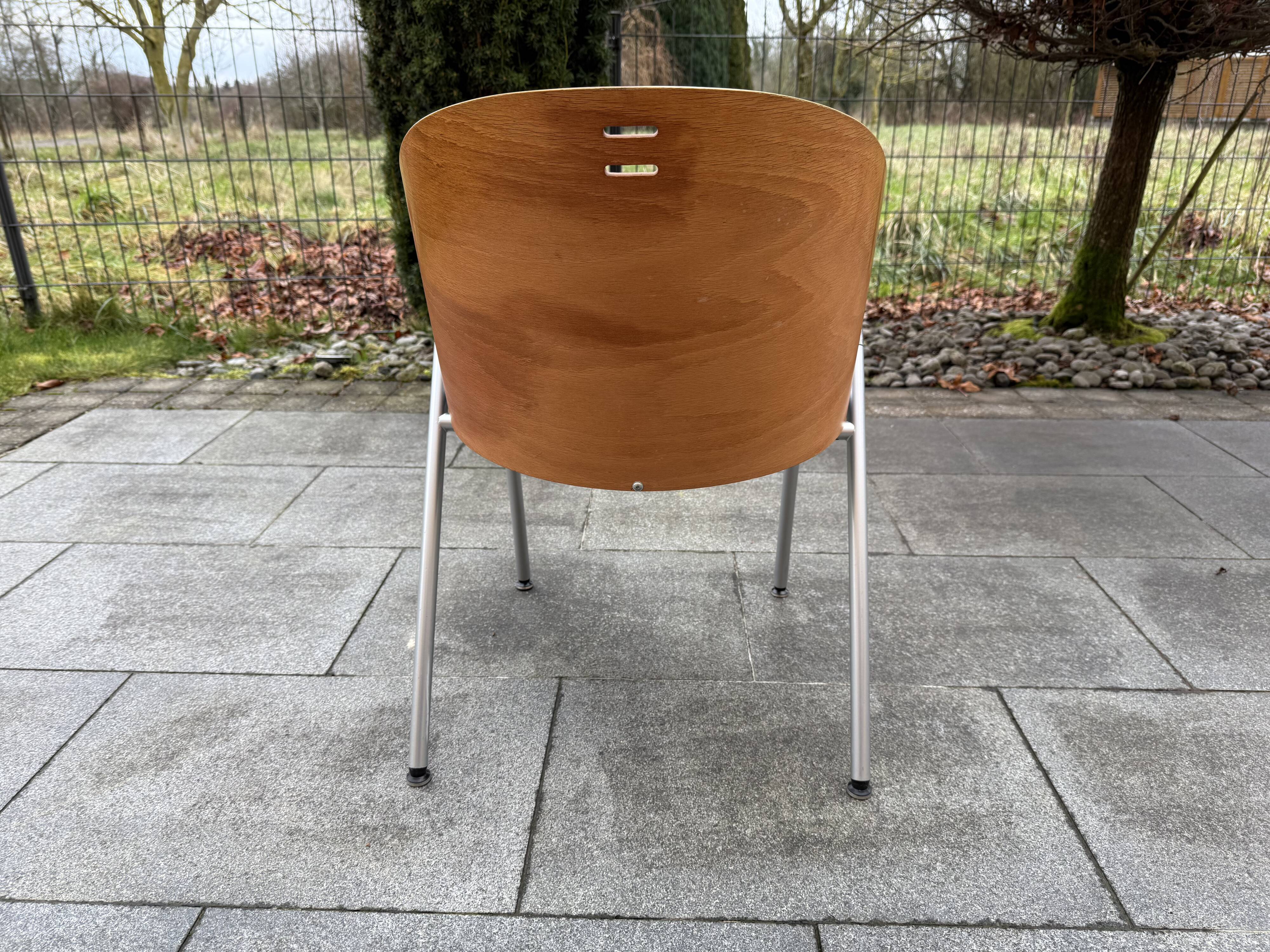 Set of 6 Dutch Lande chairs from the 80s