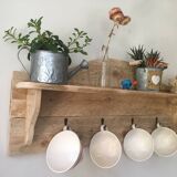 pallet wood wall shelf
