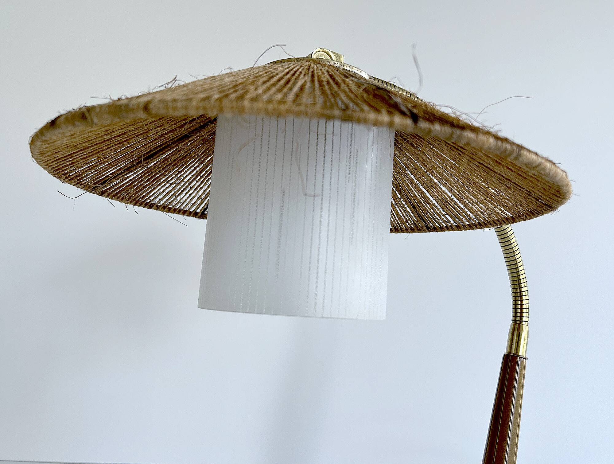 Vintage Scandinavian Lamp, Teak