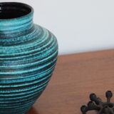 Vase ceramic ball Accolay series Gauloise France 1960