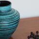 Vase ceramic ball Accolay series Gauloise France 1960