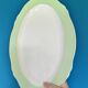 Oval serving dish in earthenware.