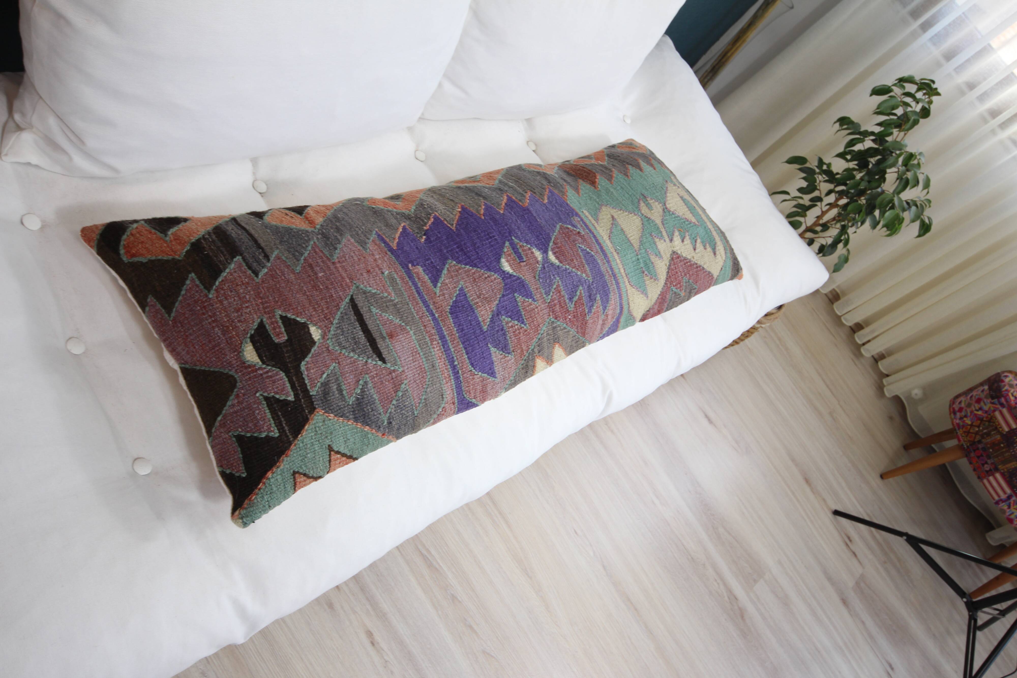 Kilim Pillow Covers 40 x 120 cm Lumbar Cushion For Sofa -Decorative Pillow Bedding Decor