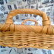 Vintage rattan tray