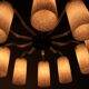 Retro plastic chandelier by Raumleuchts, 1970´s.