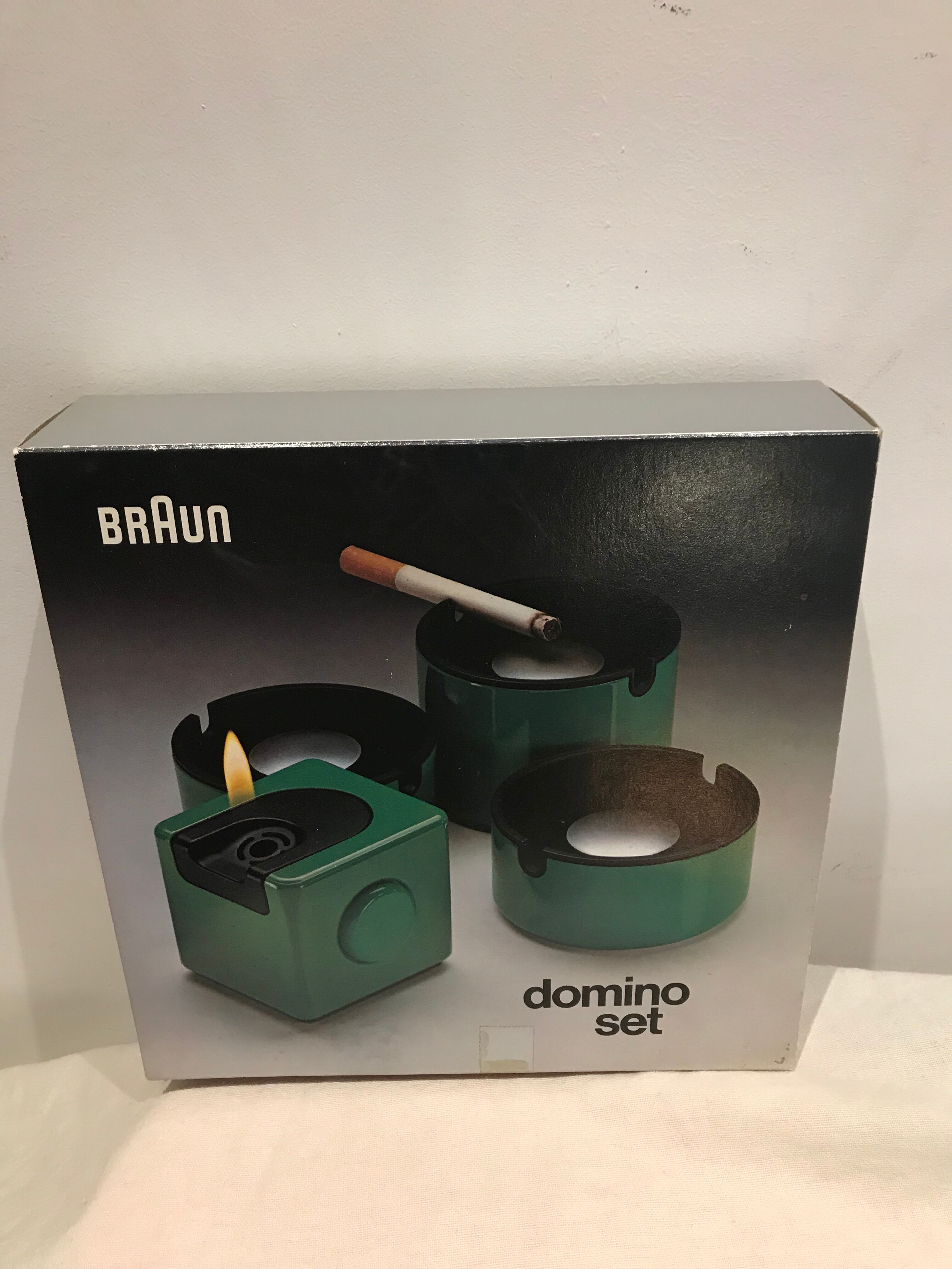 Smoking set Domino by Dieter Rams for Braun 1976