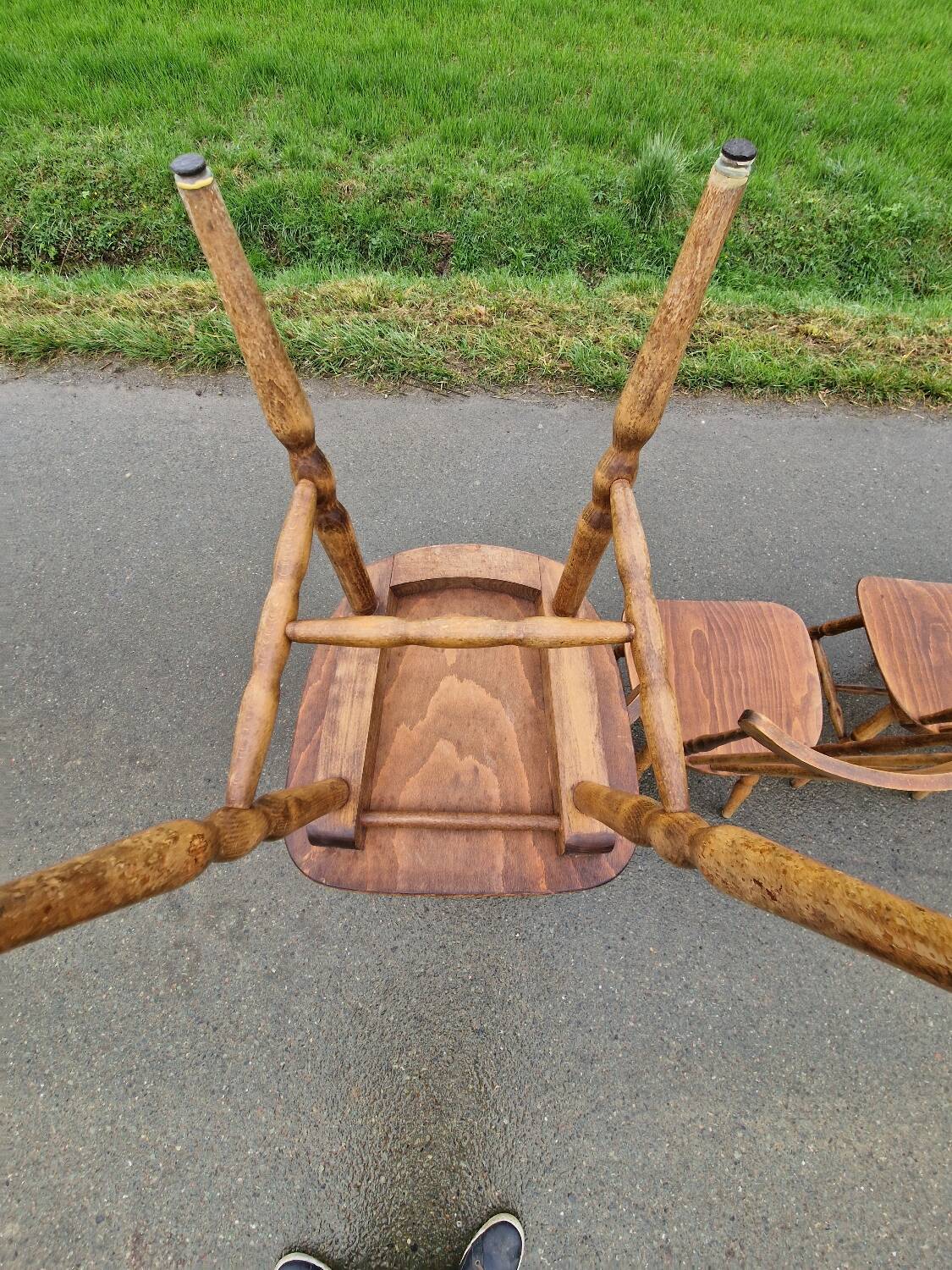 Set of 5 Baumann bistro chairs model Tacoma.