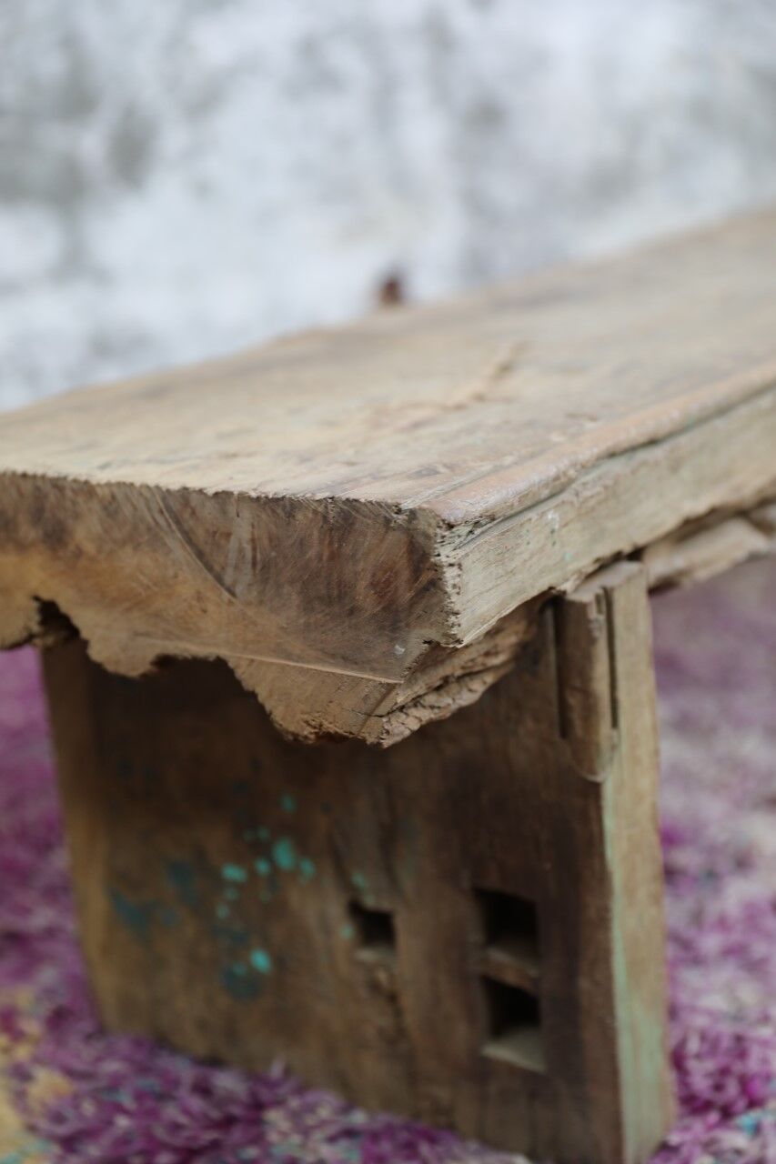 BANC in natural raw wood