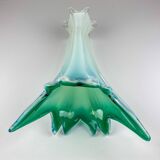 Vintage Murano Vase Grand Blue-Green, Italy, 1970s