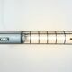 Grey Industrial Hanging Tube Light from Elektrosvit, 1980s