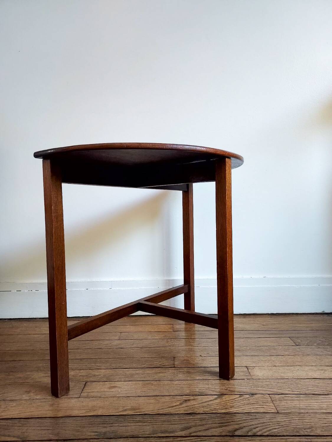 Vintage half-moon coffee table