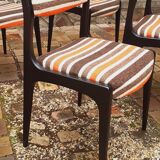 6 vintage Scandinavian chairs year 70