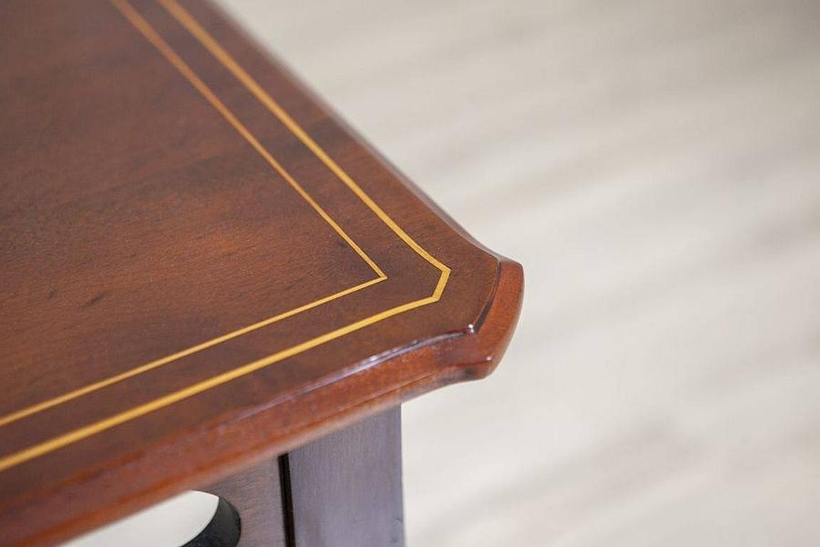 Art Nouveau Mahogany Center Table, 1950s