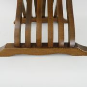 Chaise Savonarola vintage en noyer, Italie, 1970s