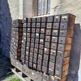 Meuble de métier,  182 tiroirs