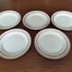 5 assiettes plates KG Lunéville, modèle Madrigal