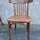 Lot de 6 chaises viennoise bois courbé 1970
