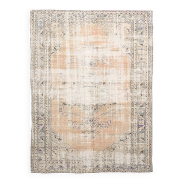 6x9 Old Antique Vintage Rug, 196x270Cm