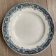 6 flat antique plates in Saint Amand earthenware – model MOROCCO