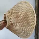Lampshade suspension braided straw + fixing