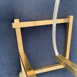 Square base brass lamp foot