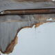 Old door beautiful patina height 208 cm