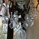 Lustre à pampille  cristal 19 eme
