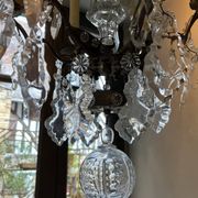 Crystal pendant chandelier 19th century