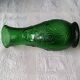 Large green glass vase circa 1950/1960, constantin italy