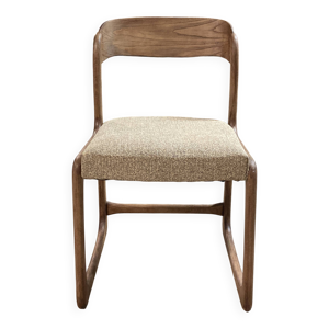 chaises traîneaux vintage - tissu