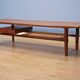 Danish coffee table with drawer in teak, 1960s