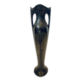 Christofle vase in silver metal